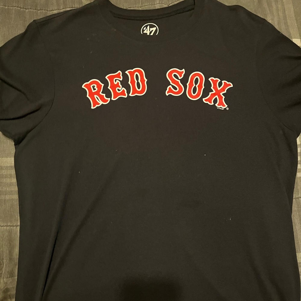 47 Black and Red Boston Red Sox Short Sleeve Tee